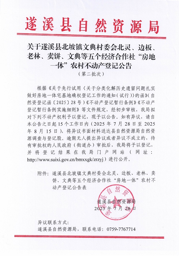 北坡鎮文典村委會北靈等五個經濟合作社不動產登記公告（第二批次）（歷史遺留問題）_頁面_1.jpg
